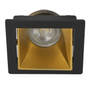 LÁMPARA DE EMPOTRAR EN TECHO TIPO SPOT 9 X 9 X 3.7 CM 1 LUZ NEGRO SIN FOCO