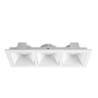 LÁMPARA DE EMPOTRAR EN TECHO TIPO DOWNLIGHT 3.7 X 24 X 9 CM 3 LUCES BLANCO LUZ CÁLIDA