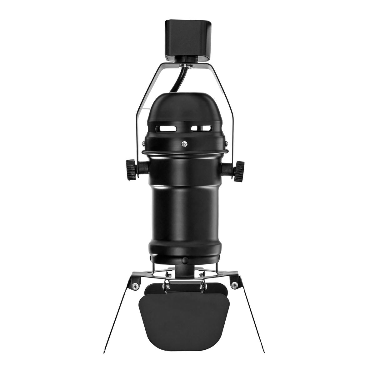 Lámpara de uso en riel en techo tipo spotlight 8.8 x 7.7 x 27.3 cm 1 luz negro luz fría