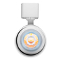 LÁMPARA DE USO EN RIEL EN TECHO TIPO SPOT 12 X 5.5 X 8.5 CM 1 LUZ BLANCO LUZ CÁLIDA