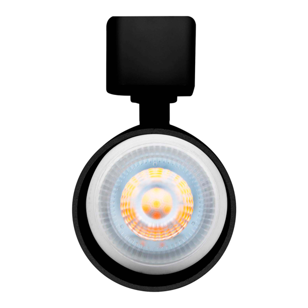 LÁMPARA DE USO EN RIEL EN TECHO TIPO SPOT 12 X 5.5 X 8.5 CM 1 LUZ NEGRO LUZ CÁLIDA