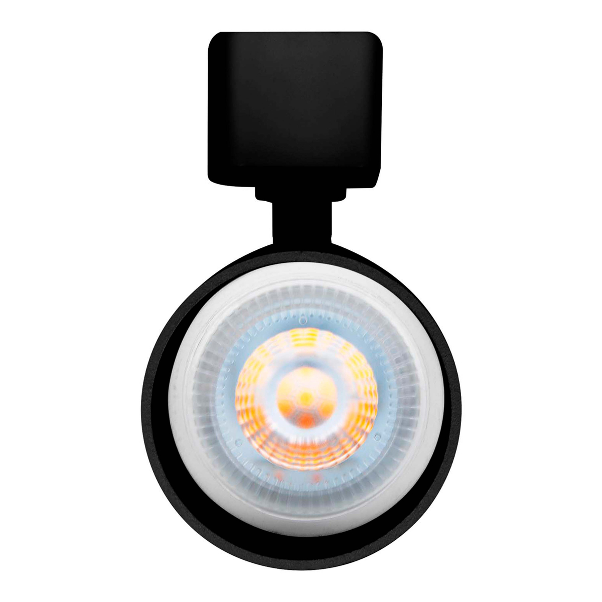 Lámpara de uso en riel en techo tipo spot 1.12 m x 5.5 x 8.5 cm 1 luz negro luz neutra