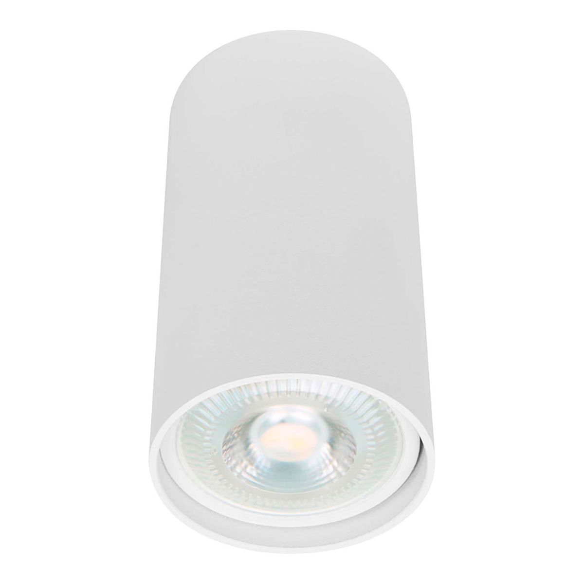 Lámpara de sobreponer en techo tipo spot 8.5 x 5.5 cm 1 luz blanco luz cálida