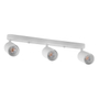 LÁMPARA DE SOBREPONER EN TECHO TIPO SPOT 9.4 X 40 X 12.5 CM 3 LUCES BLANCO SIN FOCO