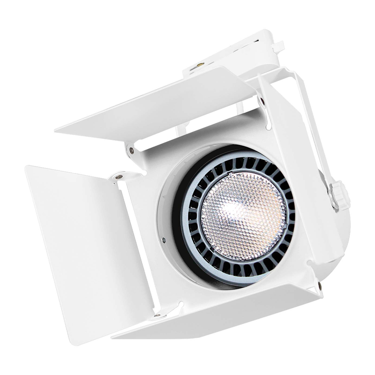 Lámpara de uso en riel en techo tipo spotlight 34 x 12.2 cm 1 luz blanco sin foco