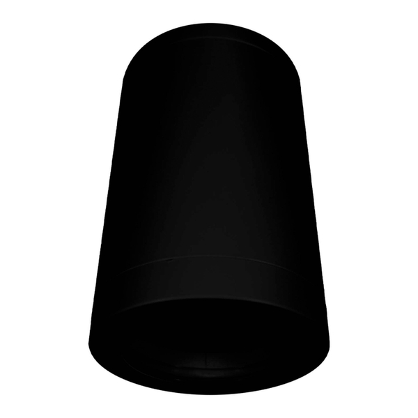 LÁMPARA DE SOBREPONER EN TECHO TIPO SPOT 14 X 9.3 CM 1 LUZ NEGRO LUZ NEUTRA