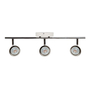 LÁMPARA DE SOBREPONER EN TECHO TIPO SPOT 18 X 54.5 CM 3 LUCES BLANCO LUZ FRÍA