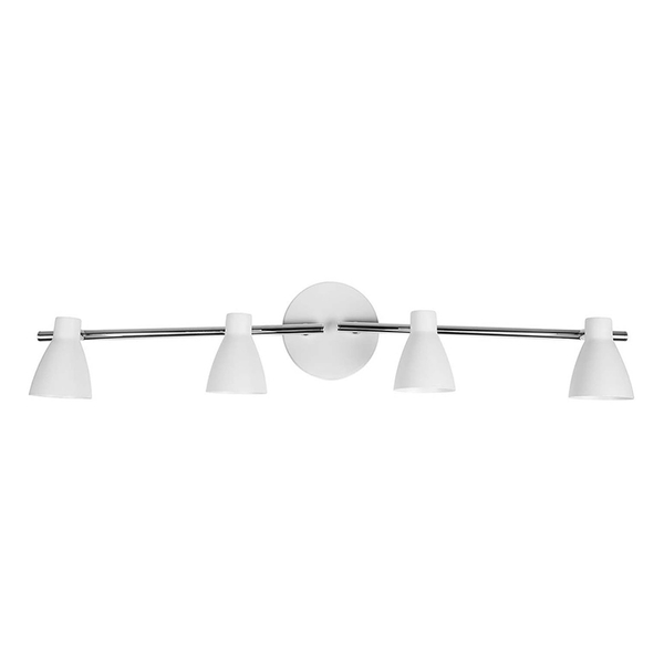 LÁMPARA DE SOBREPONER EN TECHO TIPO SPOT 68 X 14 X 7 CM 4 LUCES BLANCO LUZ NEUTRA
