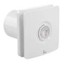 VENTILADOR EXTRACTOR CON FOCO LED 14.8 X 14.8 X 14.9 CM BLANCO ILLUX