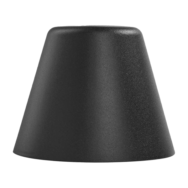 LÁMPARA DE SOBREPONER EN MURO TIPO ARBOTANTE 9 X 14.7 CM 1 LUZ NEGRO LUZ FRÍA