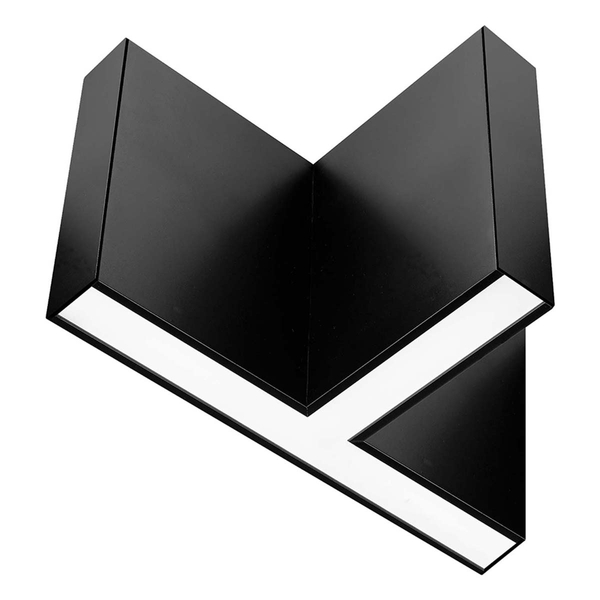CONECTOR PARA DUPLO INTERCONECTABLE 9.4 X 15.7 X 13.8 CM 1 LUZ NEGRO LUZ CÁLIDA