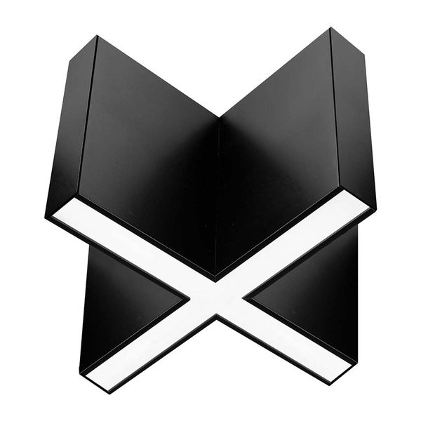 LÁMPARA DE TECHO LED 15.7 X 13.8 X 9.4 CM NEGRO