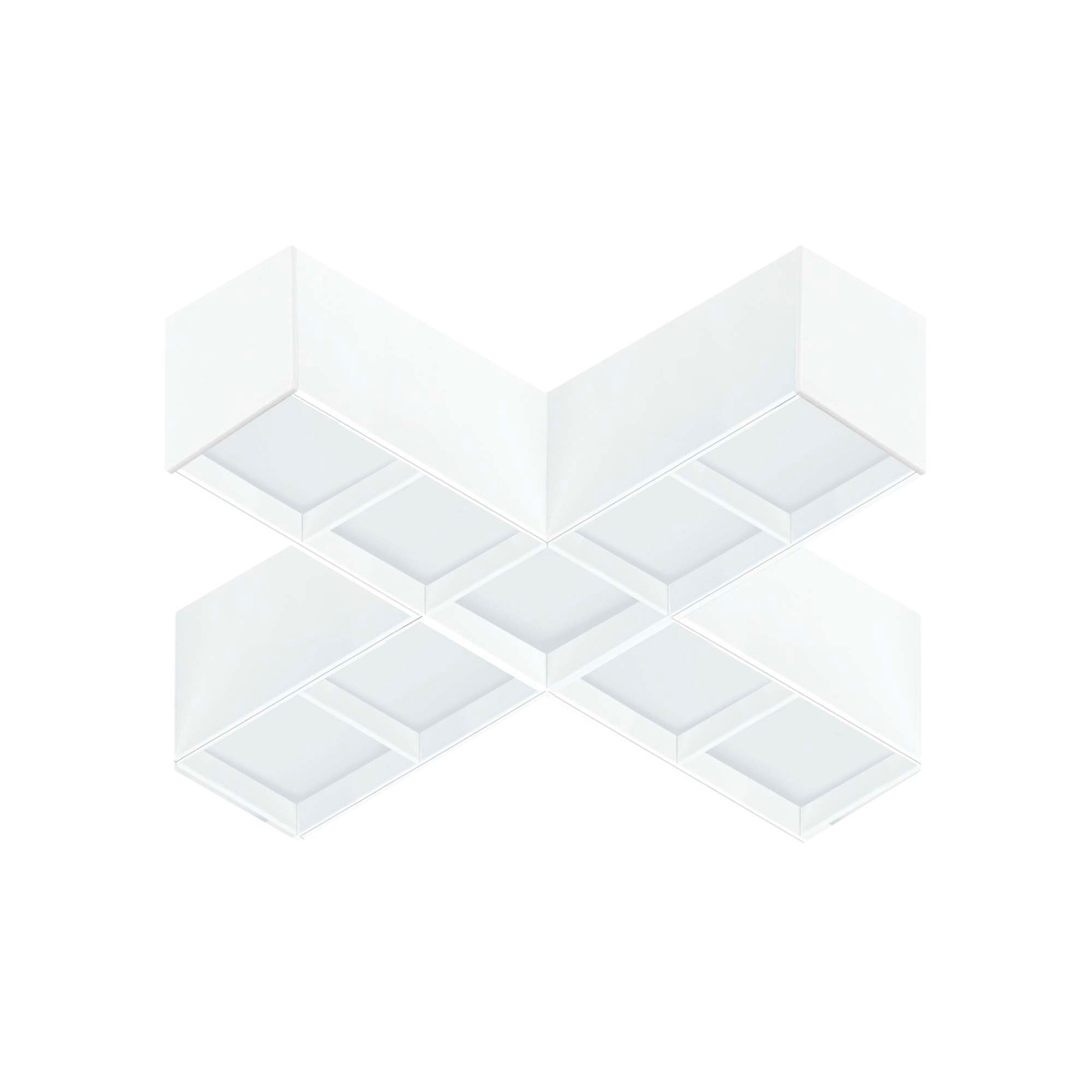 Conector para dúo interconectable 5.5 x 16.8 x 16.8 cm 1 luz blanco luz neutra