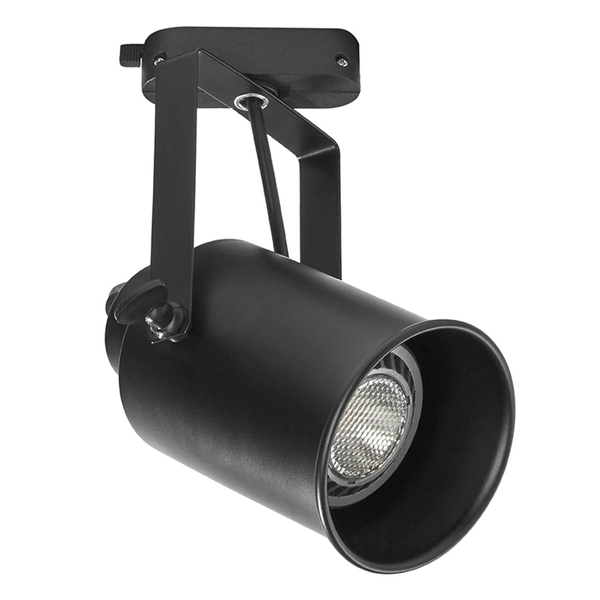 KIT DE 3 LÁMPARAS DE USO EN RIEL EN TECHO TIPO SPOTLIGHT 22.8 X 8.8 X 20 CM 3 LUCES NEGRO LUZ CÁLIDA