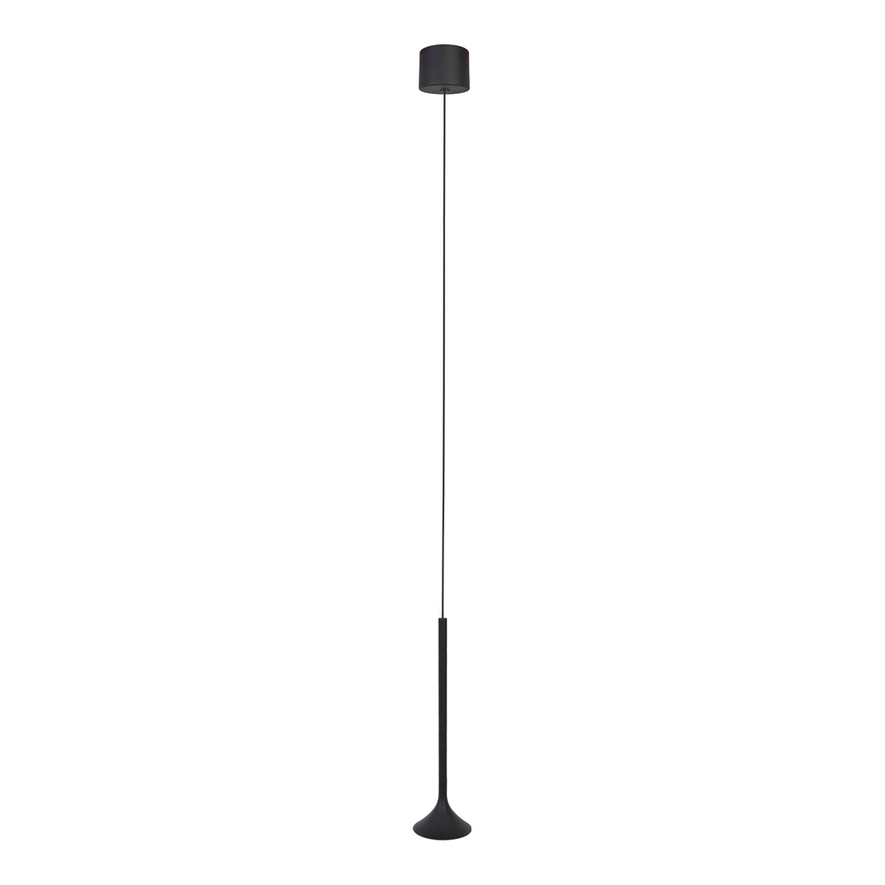 Lámpara colgante led 2.50 m x 9.4 cm negro