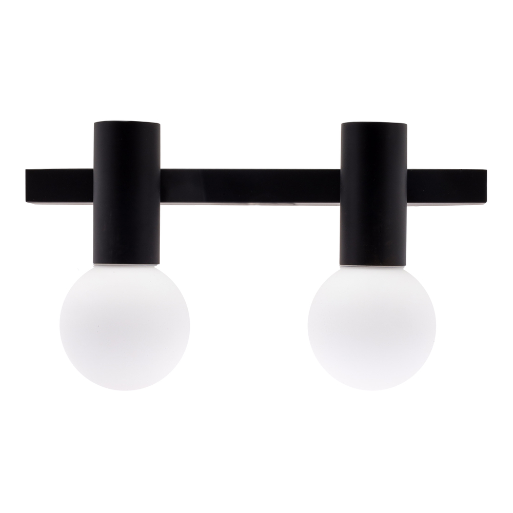 Lámpara aplique led 20 x 36.5 x 15 cm negro