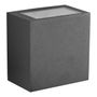 LÁMPARA DE PARED LED 21.5 X 21.5 X 18.5 CM GRIS URBANO