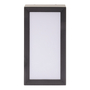 LÁMPARA APLIQUE LED 28 X 14 X 10 CM GRIS URBANO