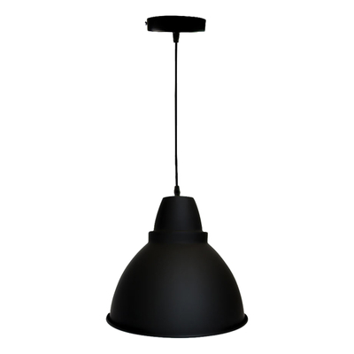 LÁMPARA COLGANTE CLÁSICO CLT-065-108 NG METAL NEGRO MATE 1 LUZ INCANDESCENTE
