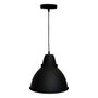 LÁMPARA COLGANTE CLÁSICO CLT-065-108 NG METAL NEGRO MATE 1 LUZ INCANDESCENTE