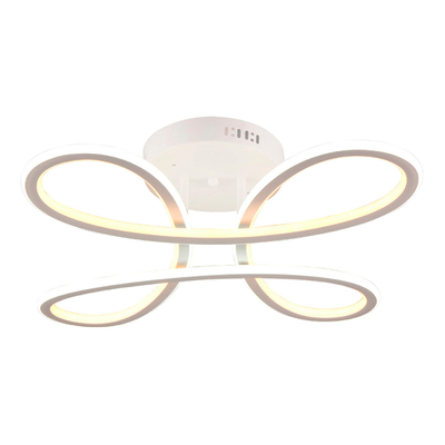 LÁMPARA SEMI PLAFÓN LED 17 X 51 X 57 CM BLANCO