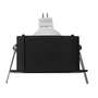 LÁMPARA DE EMPOTRAR EN TECHO TIPO DOWNLIGHT 7.5 X 9 CM 1 LUZ NEGRO LUZ NEUTRA