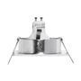 LÁMPARA DE EMPOTRAR EN TECHO TIPO DOWNLIGHT 6.2 X 9.3 X 9.3 CM 1 LUZ ALUMINIO LUZ CÁLIDA