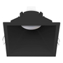 LÁMPARA DE EMPOTRAR EN TECHO TIPO SPOT 6.9 X 9.3 X 9.3 CM 1 LUZ NEGRO LUZ CÁLIDA