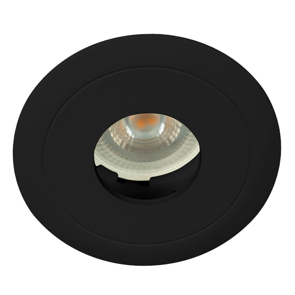 LÁMPARA DE EMPOTRAR EN TECHO TIPO SPOT 3.2 X 8.8 CM 1 LUZ NEGRO SIN FOCO