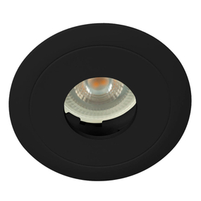 LÁMPARA DE EMPOTRAR EN TECHO TIPO SPOT 3.2 X 8.8 CM 1 LUZ NEGRO LUZ CÁLIDA