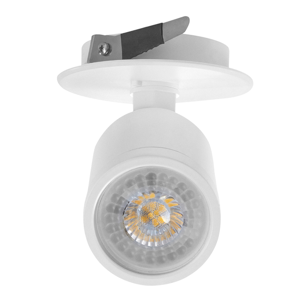 LÁMPARA DE EMPOTRAR EN TECHO TIPO SPOT 11.3 X 8.5 X 8.2 CM 1 LUZ BLANCO SIN FOCO