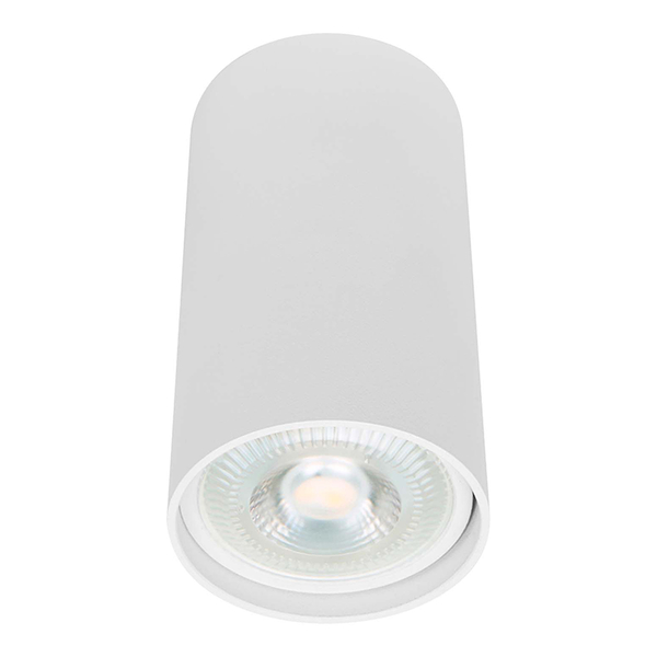 LÁMPARA DE SOBREPONER EN TECHO TIPO SPOT 8.5 X 5.5 CM 1 LUZ BLANCO LUZ CÁLIDA