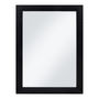 ESPEJO DECORATIVO RECTANGULAR NEGRO 1 M X 70 CM