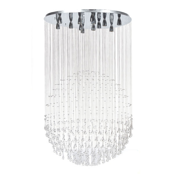 LÁMPARA CANDIL LED 1.80 X 1 M CROMO | The Home Depot México