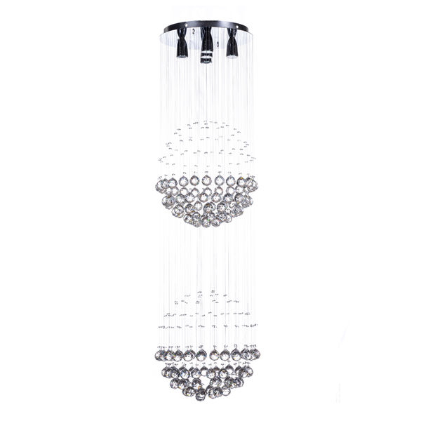 LÁMPARA COLGANTE 1.5 M X 60 CM PLATA