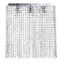 LÁMPARA CANDIL LED 63 X 60 X 12 CM CROMO