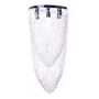 LÁMPARA CANDIL LED 1 M X 50 CM CROMO