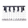 LÁMPARA CANDIL LED 30 X 60 X 60 CM CROMO