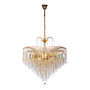 LÁMPARA CANDIL LED 90 X 80 CM DORADO