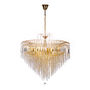 LÁMPARA CANDIL LED 97 CM X 1 M DORADO