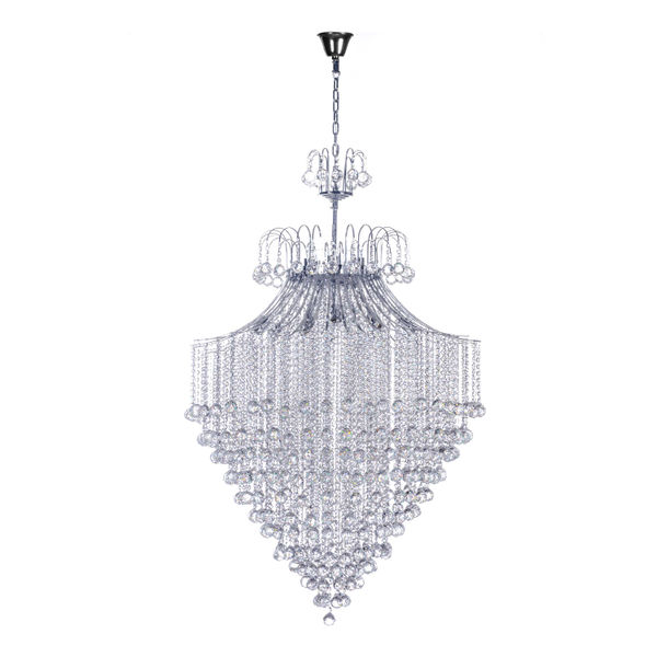 LÁMPARA CANDIL LED 1.57 X 1 M CROMO | The Home Depot México