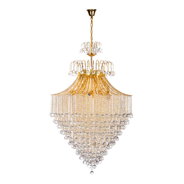 LÁMPARA CANDIL LED 1.57 X 1 M DORADO