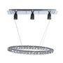 LÁMPARA CANDIL LED 1.20 M X 55 X 19 CM CROMO