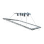 LÁMPARA CANDIL LED 1.20 X 1 X 1 M CROMO