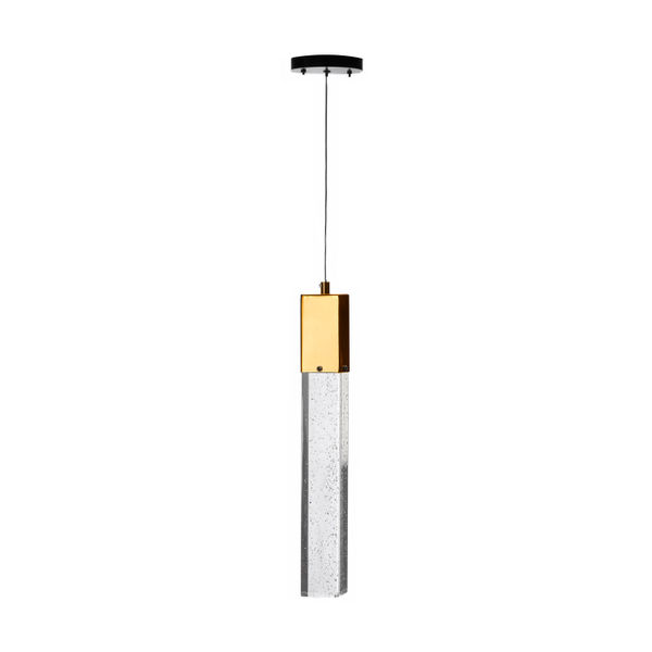 LÁMPARA CANDIL LED 80 X 12 CM DORADO