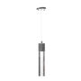 LÁMPARA CANDIL LED 80 X 12 CM CROMO