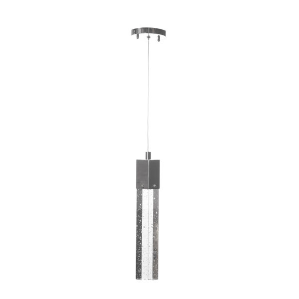 LÁMPARA CANDIL LED 70 X 12 CM PLATA