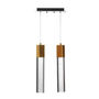 LÁMPARA CANDIL LED 80 X 30 X 12 CM DORADO