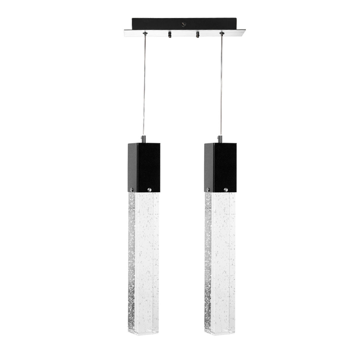 Lámpara candil 70 x 30 x 12 cm negro