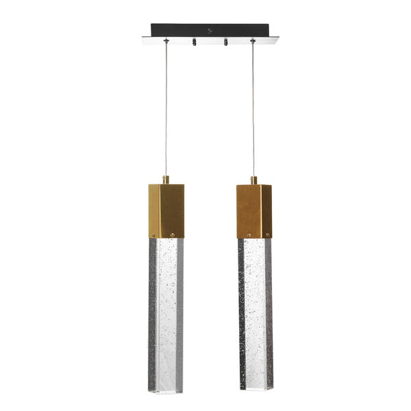 LÁMPARA CANDIL 70 X 30 X 12 CM DORADO